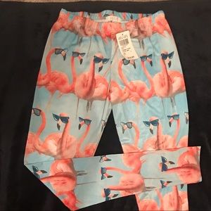 🌟NWT⭐️Delia’s fun flamingo leggings